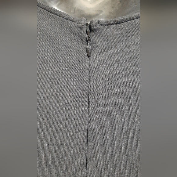 Talbots Woman's XL Classic Simple Elegant Black Dress Long Sleeve Stretch Fabric - Picture 7 of 9